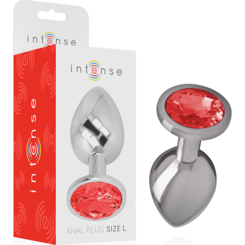 Plug Anal Intense con joya de diamante - Talla L