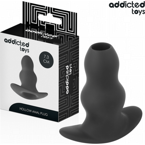 Plug Anal Addicted Toys Hueco Silicona Talla S 7,3 cm