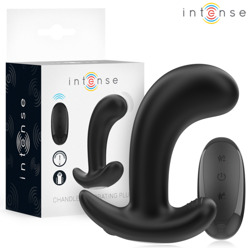 Plug Anal INTENSE Chandler con Control Remoto y 10 Vibraciones