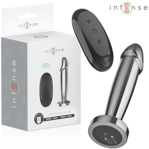 Plug Anal INTENSE S con Control Remoto y 10 Vibraciones