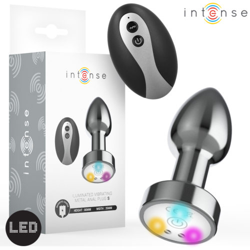 Plug anal INTENSE con luces LED y control remoto
