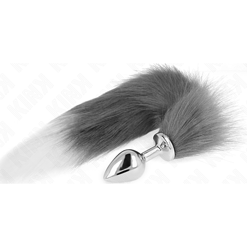 Plug anal KINK talla M con cola sintética