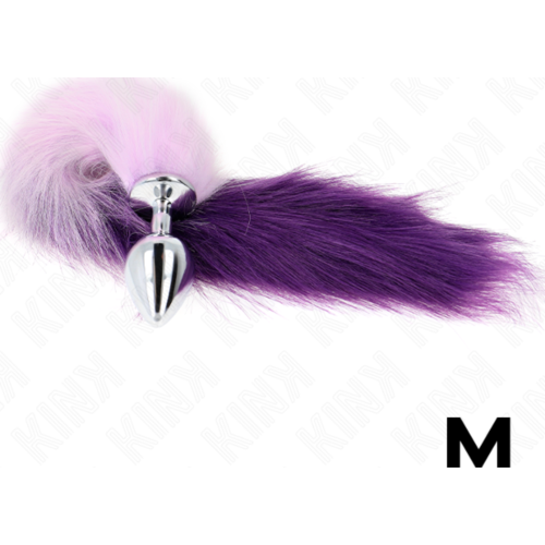 Plug Anal KINK Talla M 8 x 3.5 cm con Cola Sintética