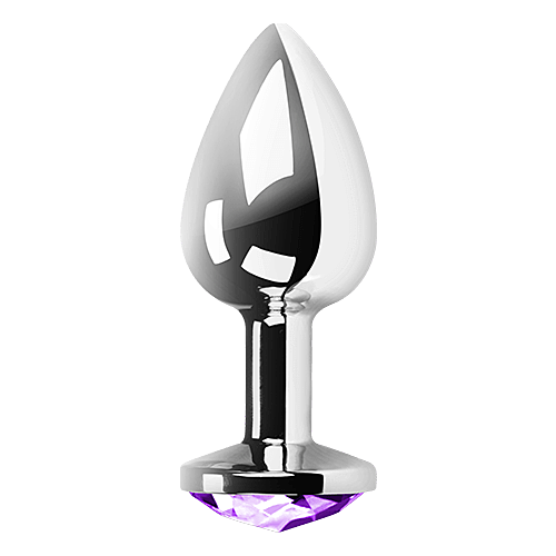 Plug Anal SECRETPLAY LILA M con forma cónica para estimulación