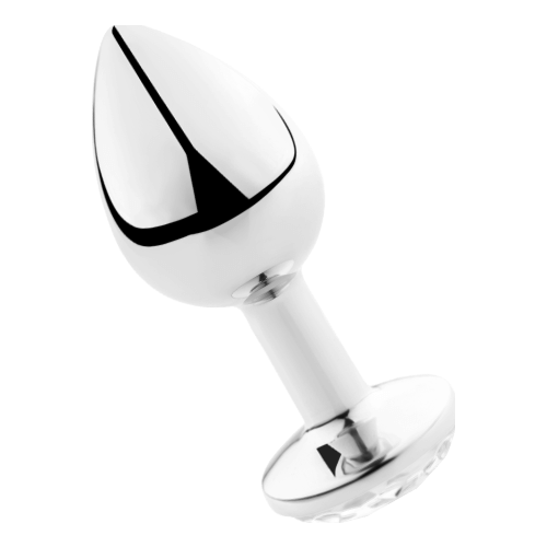 Plug Anal SECRETPLAY 8 CM de Aluminio y Cristal