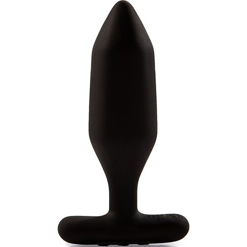 Plug anal vibrador JE JOUE ONYX con bordes en forma de gema
