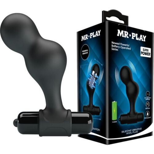 Plug anal vibrador MR PLAY con 10 modos de vibración