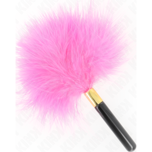 Plumas KINK para cosquillas 18 cm en dorado fucsia