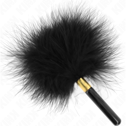 Plumas KINK doradas para cosquillas