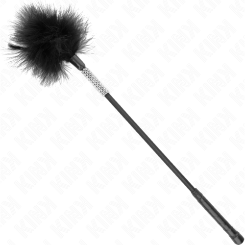 Plumas KINK con mango de diamantes de imitación de 50 cm