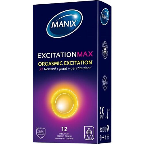 Preservativos Manix Excitation Max 12 unidades