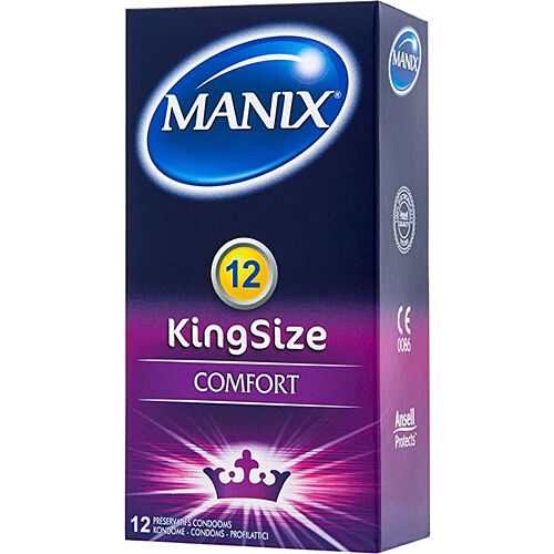Preservativos Manix King Size 12 unidades
