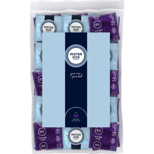 Preservativos MISTER SIZE XXXL 69 mm para penes pesados