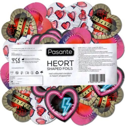 Preservativos Pasante Corazón - Bolsa de 144 unidades