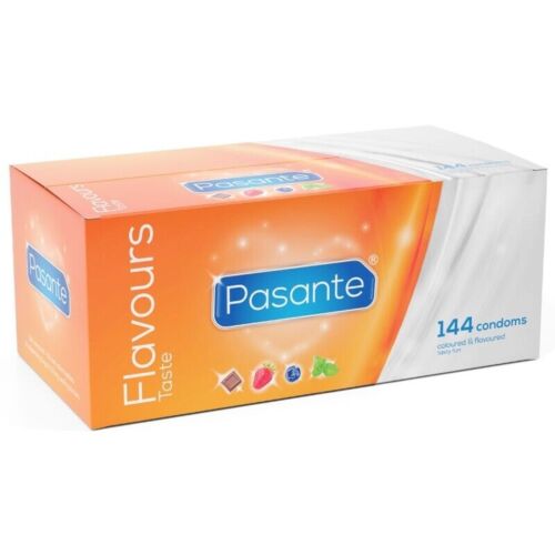 Preservativos Pasante Sabores 144 Unidades - Diversión sabrosa