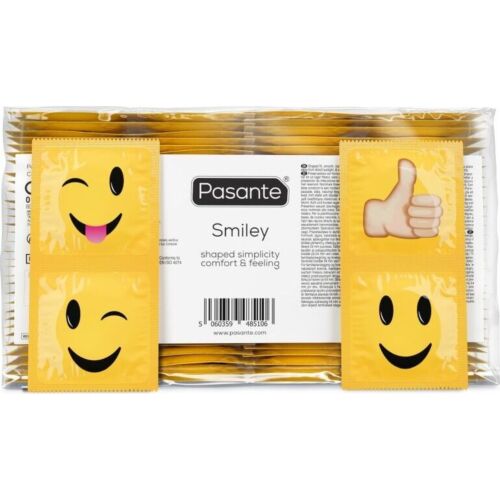 Preservativos Pasante Smiley Bolsa 144 Uds con caras divertidas
