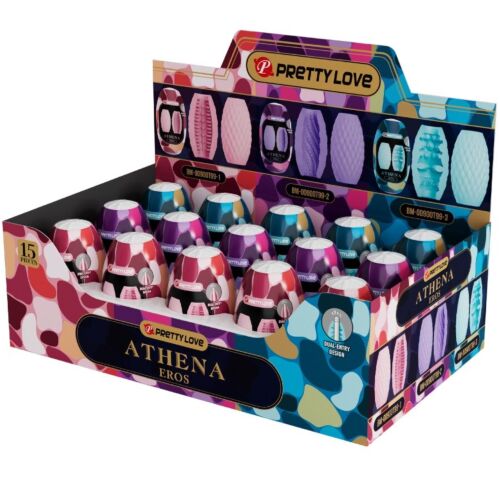 Masturbador PRETTY LOVE ATHENA EROS | 3 estructuras internas