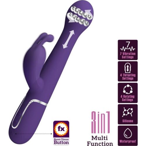 Vibrador Rabbit Pretty Love Dejon con potentes motores