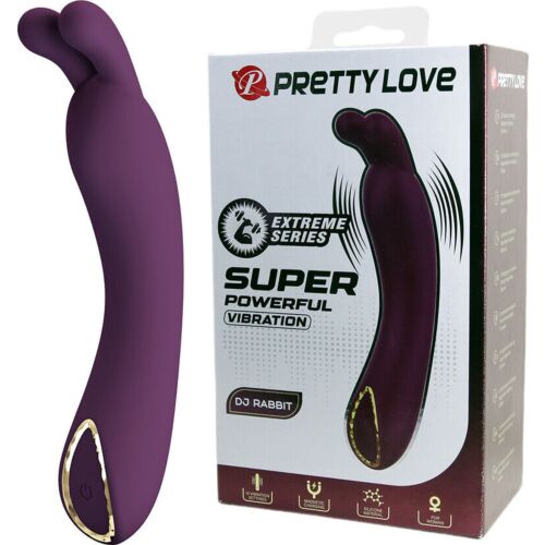 Vibrador Punto G Pretty Love DJ Rabbit | Doble estimulaci...