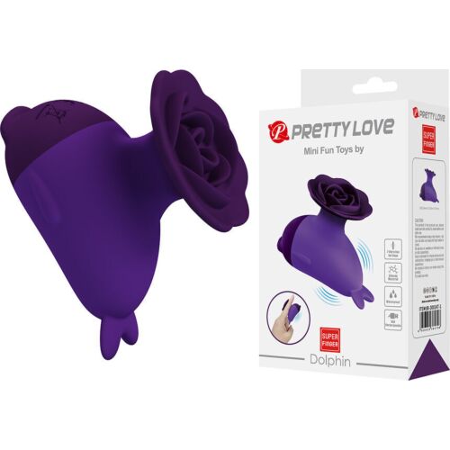 Mini vibrador Pretty Love Dolphin | Diseño ergonómico y e...