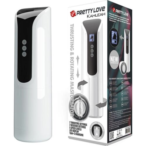 Masturbador Pretty Love Kahleah | Rotación y empuje autom...