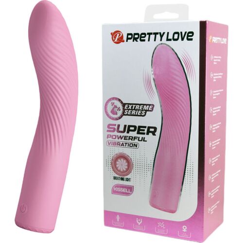 Vibrador Punto G Pretty Love Kisell con iluminación breathing light