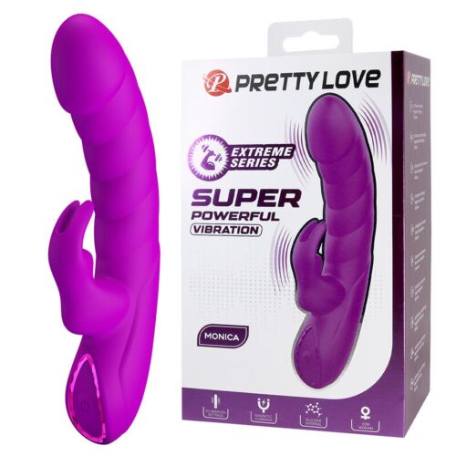 Vibrador rabbit Pretty Love Monica | Doble estimulación