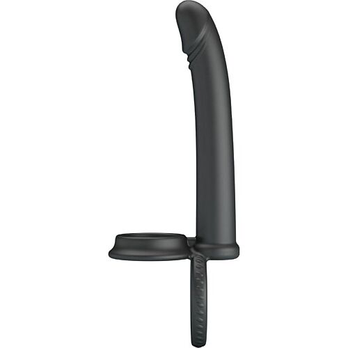 Anillo Doble Penetración Pretty Love Moses con Silicona Elástica