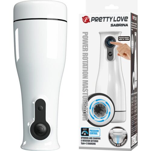 PRETTY LOVE - SABRINA MASTURBADOR MASCULINO CON ROTACIÓN Y 
