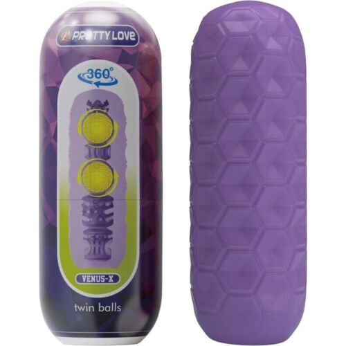 Masturbador Pretty Love Twin Balls | Sensaciones únicas.