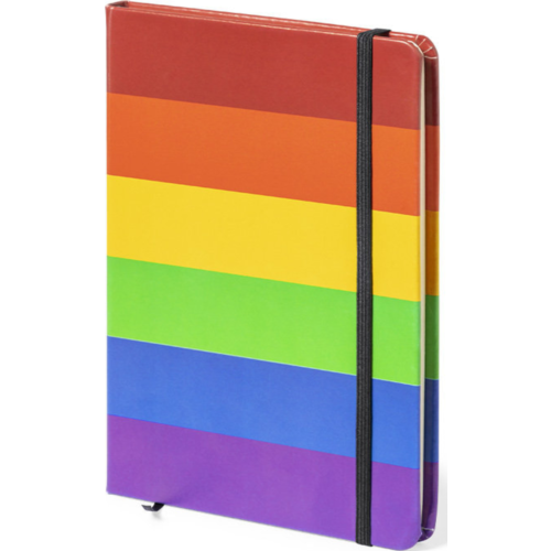 Bloc de notas PRIDE 15 x 21 cm de bandera LGBT