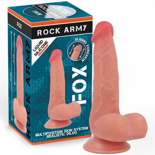 Dildo ROCK ARMY Fox 19 cm | Doble densidad y realista