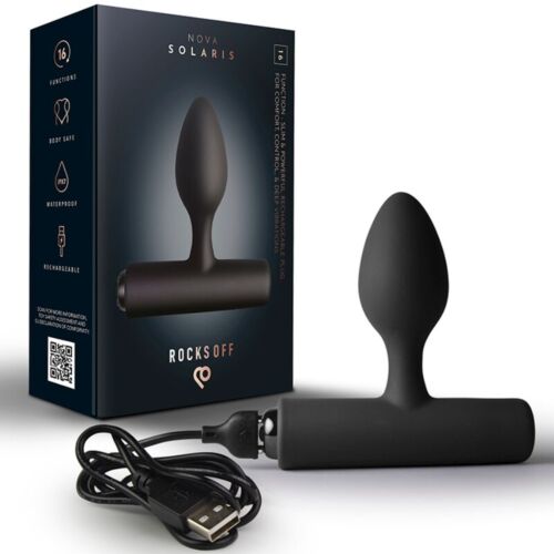 Vibrador Anal Rocks-Off Nova Solaris | Diseño delgado y