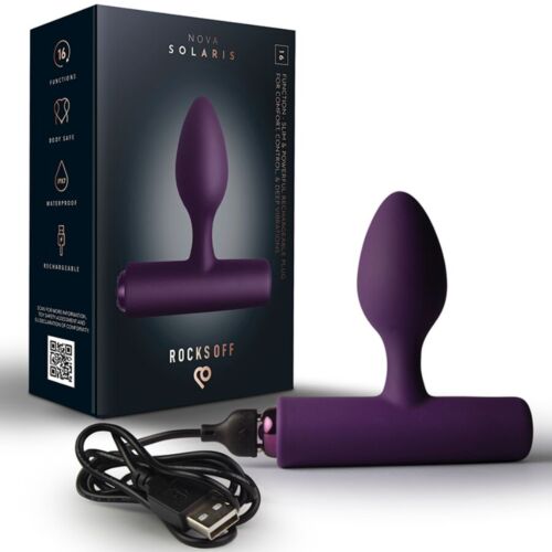 Plug Anal Rocks-Off Nova Solaris | Diseño delgado y potente