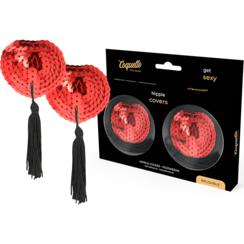 Cubre pezones Coquette Chic Desire con cinta autoadhesiva