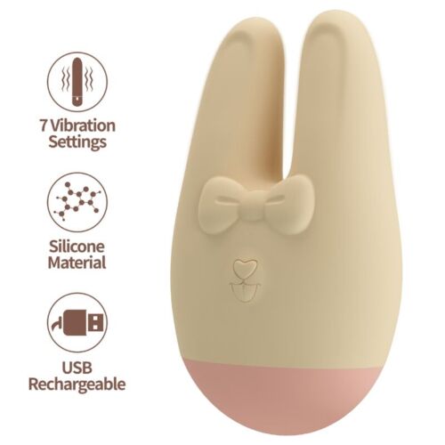 Estimulador clitoriano ROMANCE BUNNY | 7 vibraciones