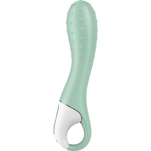 Vibrador Punto G Satisfyer Air Pump 3 con eje hinchable