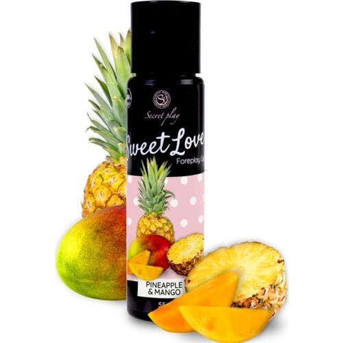 Lubricante Secretplay Mango & Piña 60 ml - 100% Comestible
