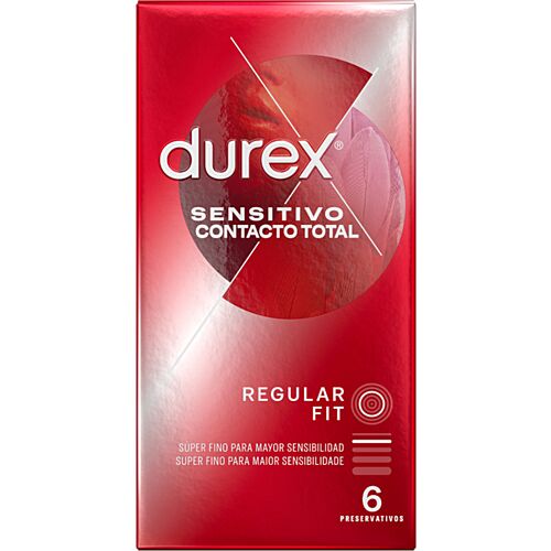 Preservativos Durex Sensitivo Súper Fino 6 Unidades