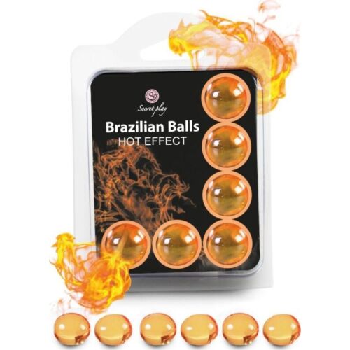 Set 6 Brazilian Balls Secretplay con efecto calor