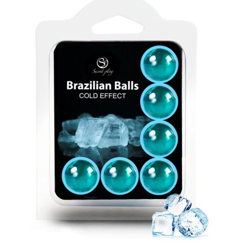 Set 6 Brazilian Balls Secretplay Efecto Frío