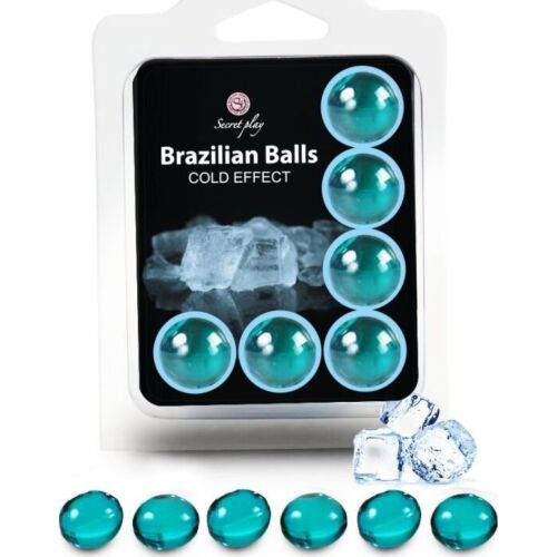 Set 6 Brazilian Balls Secretplay Efecto Frío
