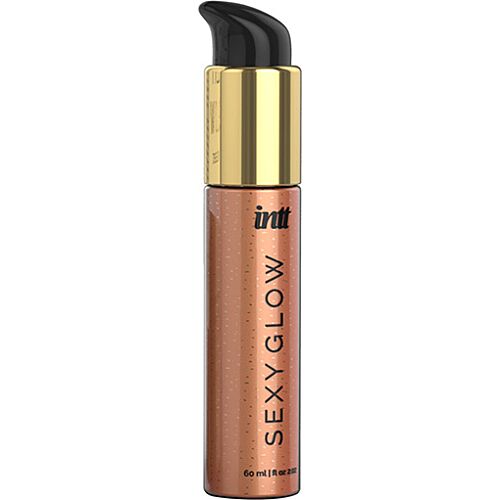 Brillo Corporal INTT RELEASES Sexy Glow con microperlas doradas