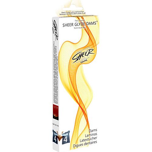 Dams para Sexo Oral Sheer Glyde con Aroma a Cola