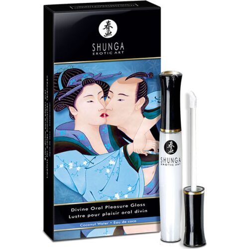 Brillo Labial Shunga Agua de Coco con Efecto 3 en 1