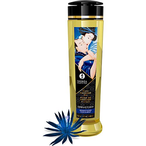 Aceite de masaje erótico Shunga Seducción 240 ml con aroma afrodisíaco