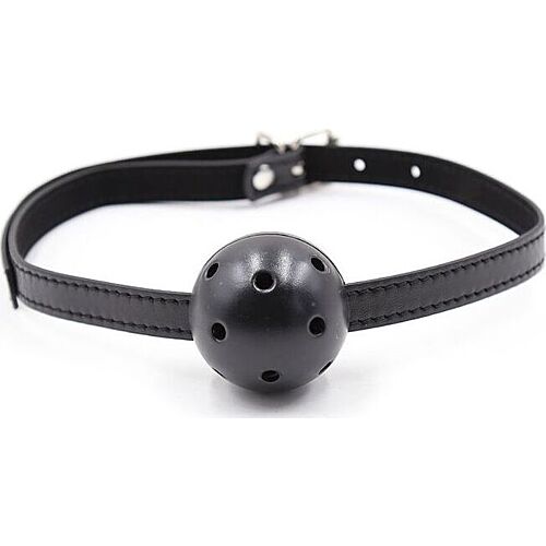 Mordaza OHMAMA FETISH con bola y respiraderos