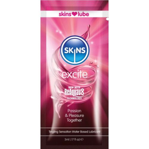 Lubricante Skins Excite 5 ml | Estimula el flujo sanguíneo