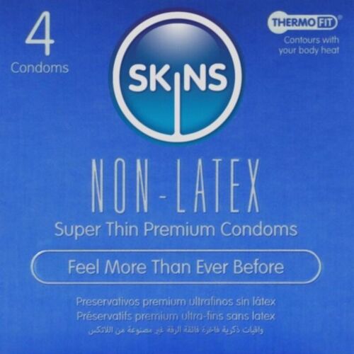 Preservativos Skins Pack de 4 | Sensación natural sin látex
