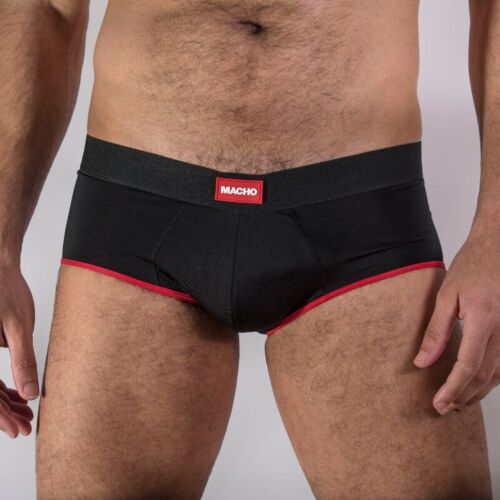 Calzoncillo Brief MACHO UNDERWEAR MS24R con realce